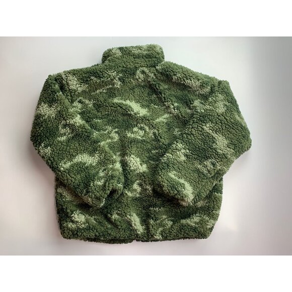 Nine West Women's S Green Full Zip Lined Heavy Fleece Jacket - Picture 2 of 3